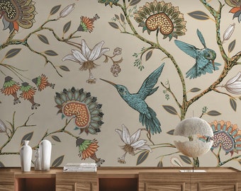 Flower Wall Mural Etsy
