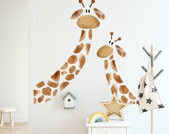 Transfer Graphic Decal Decor Stencil Large Art Sticker UK Giraffe Wall Stickers