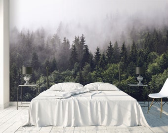 Forest Wallpaper Etsy Forest Wallpaper Etsy