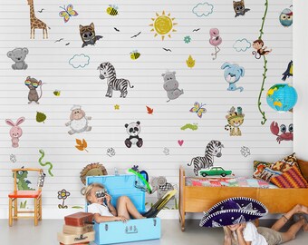 Glamorous Removable Peel N Stick Wallpaper Wall By Wallartica