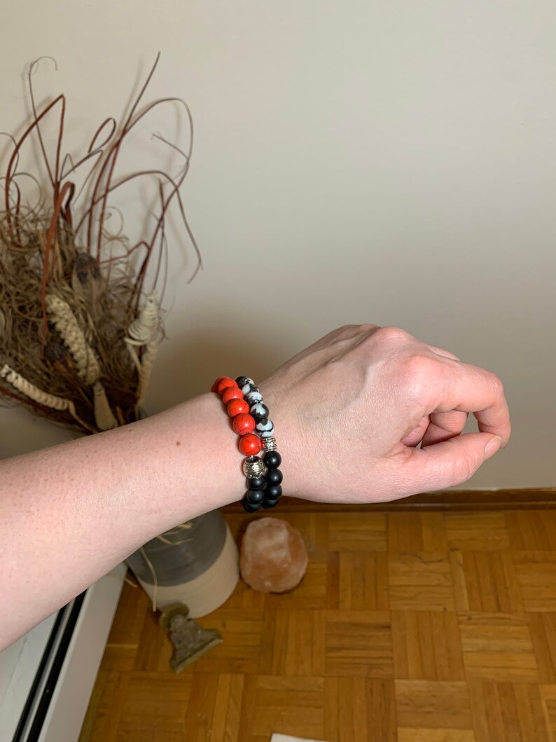 10mm Red Jasper Bracelet