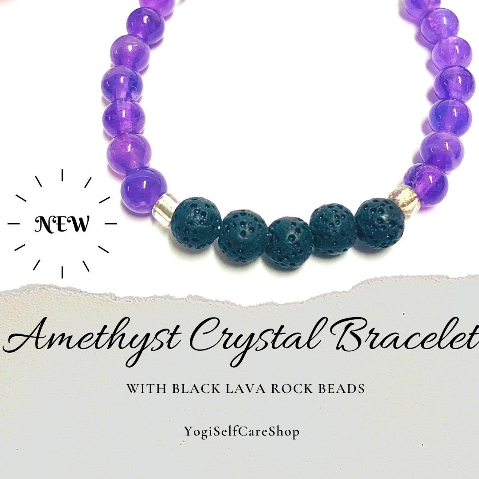 Amethyst Crystal Bracelet Etsy