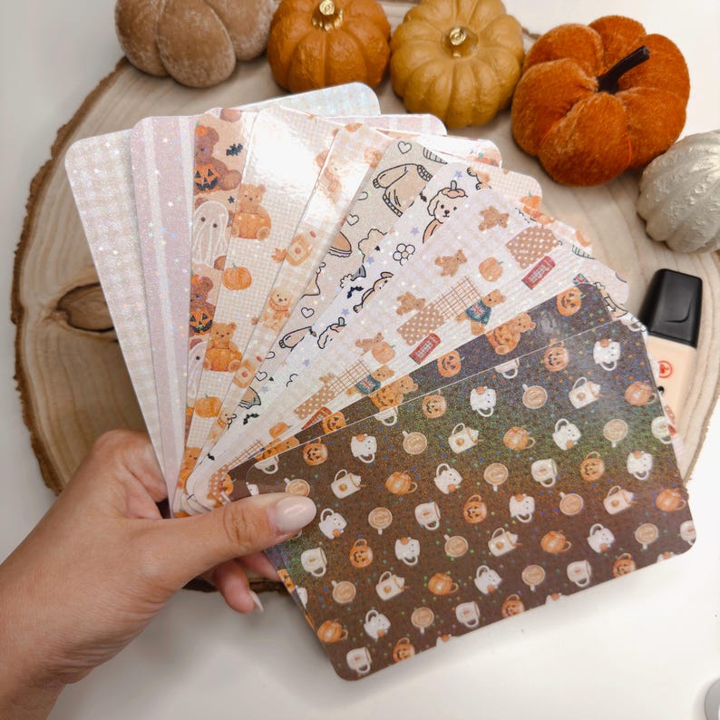 Subtle Book Pattern KINDLE INSERT COVER, Fall Autumn - Paperwhite 11a 2022, 6