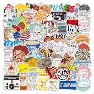 100pcs VSCO Cute Aesthetic Stickers For Laptop Luggage Decal Removable Vinyl Skateboard Water Bottle Notebook Gift Hydro Flask Girls Kids