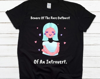 Introvert 'Rare Outburst' Graphic T-Shirt