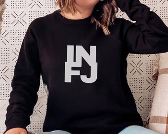 INFJ-tröja: Introvert gåva, unisex bomullsblandad tröja