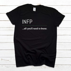 INFP Introvert T-Shirt: 'All You'll Need to Know' Unisex Tee image 2
