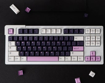 GMK Amethyst Replica Clone MX Cherry Profile Keycap Set for Mechanical Keyboard