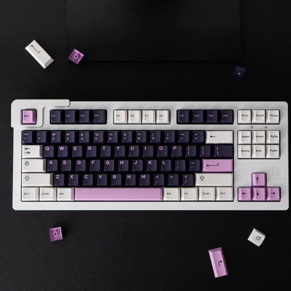 GMK Amethyst Replica Clone MX Cherry Profile Keycap Set für mechanische Tastatur