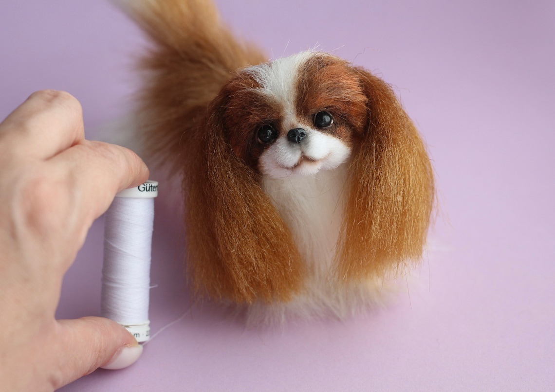 Cavalier king charles spaniel animal artdoll realistic stuffed | Etsy
