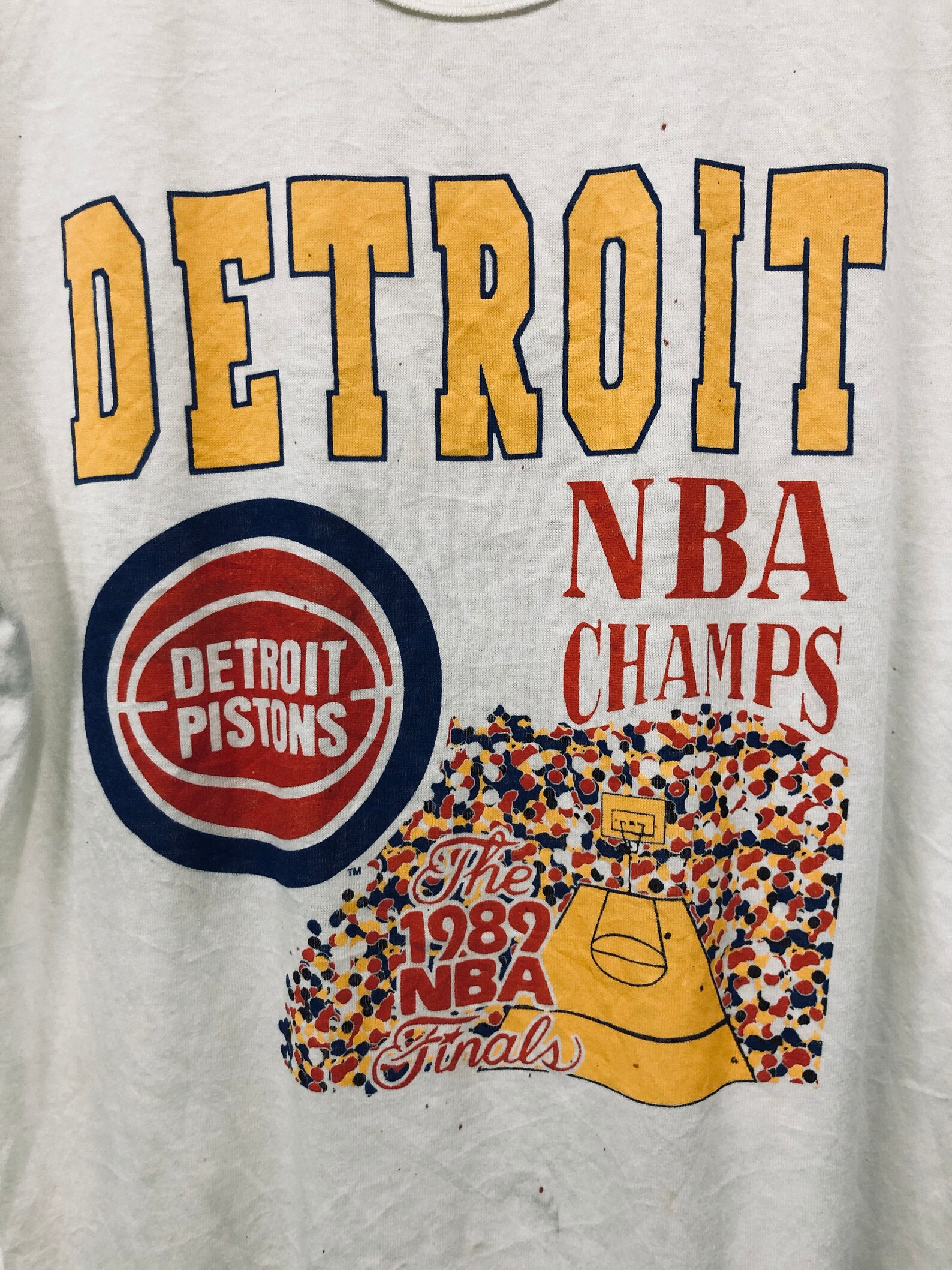 Jahrgang 1989 Detroit Pistons NBA Champion Tshirt | Etsy