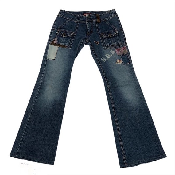 Hysteric Glamour Patchwork Jeans japanese brand