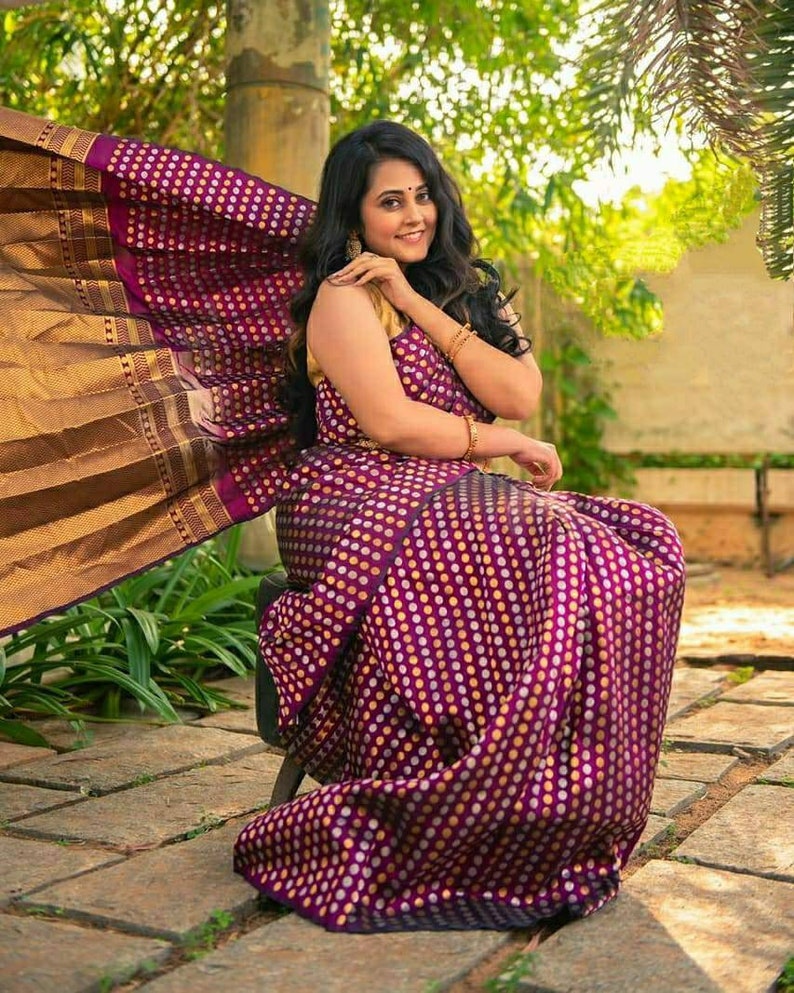 saree blouse bridal saree designers saree soft lichi silk saree golden zari saree women/'s saree jecard weaving saree wine saree