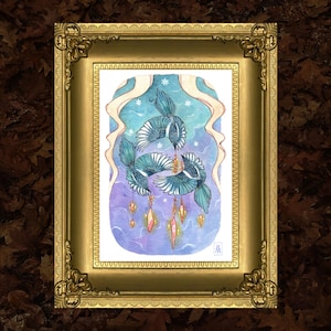 AUGURE - folktale series // Illustration A5 148 x 210 mm // Decoration - Printing - Reproduction