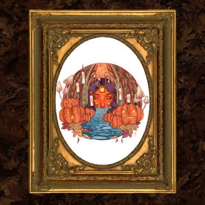 CARVINGS // Illustration A4 210 x 297 mm // Decoration - Printing - Reproduction