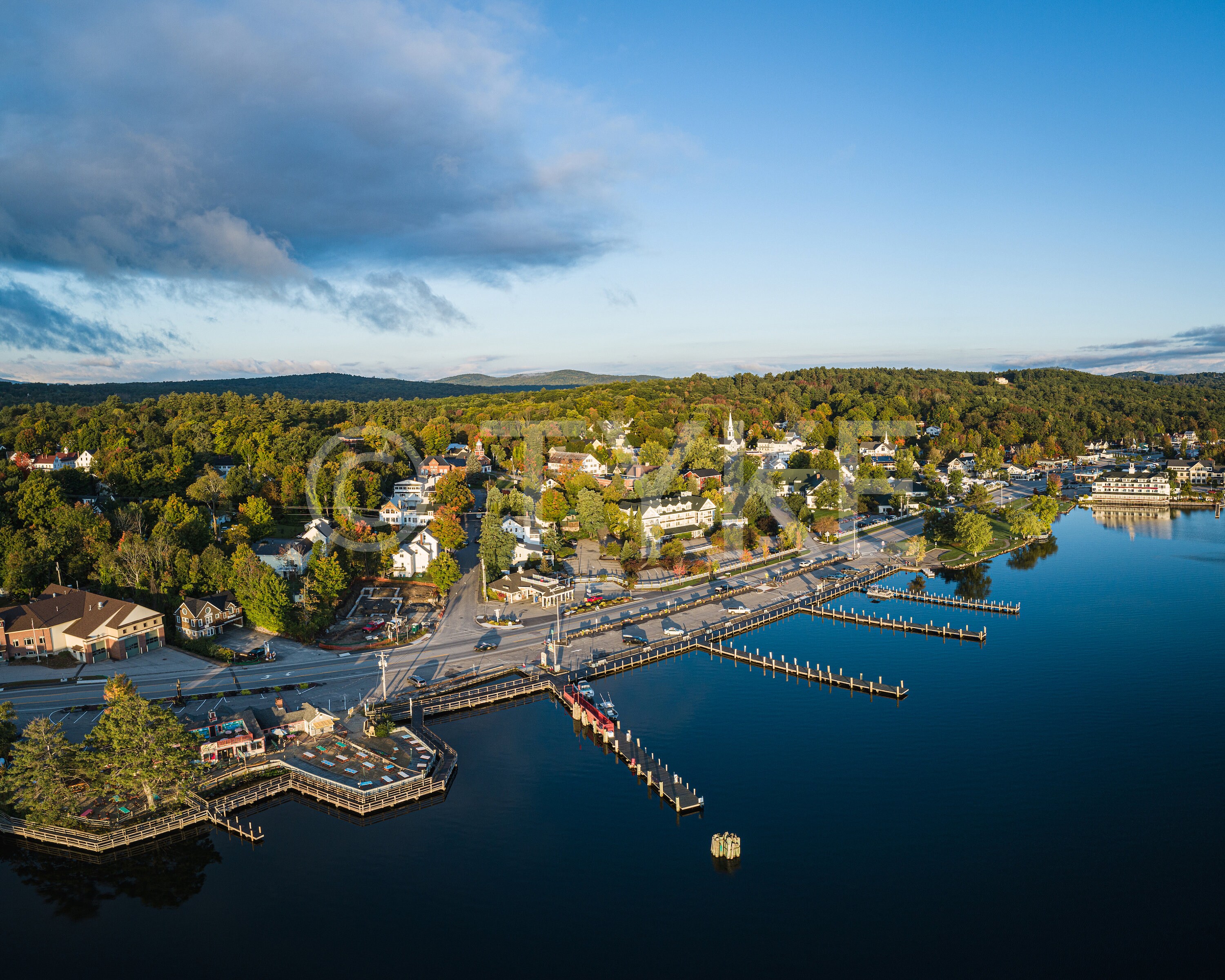 Lake Winnipesauke NH Meredith Town Docks | Etsy