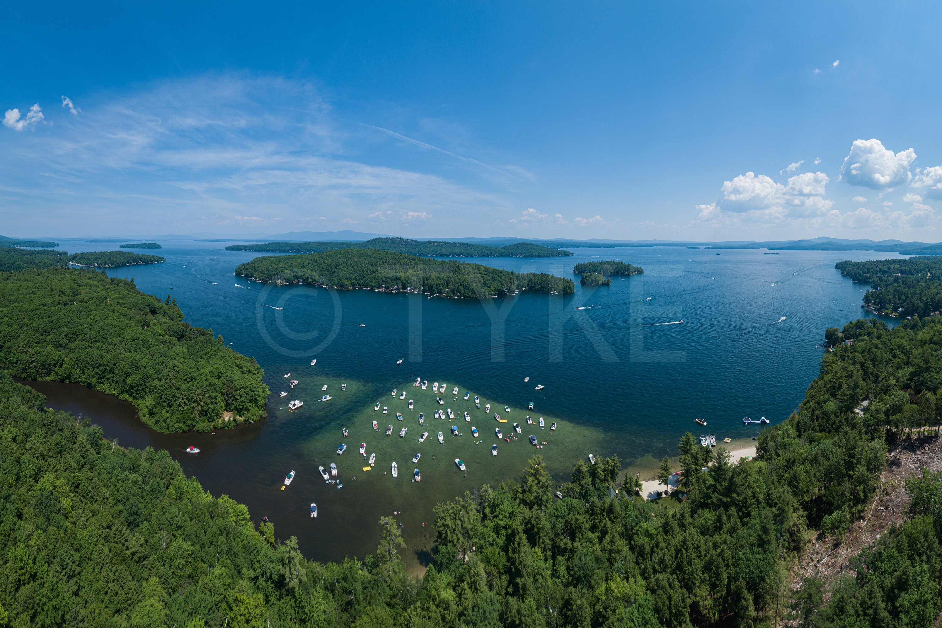 Lake Winnipesaukee Smalls Cove Laconia NH Aerial Etsy