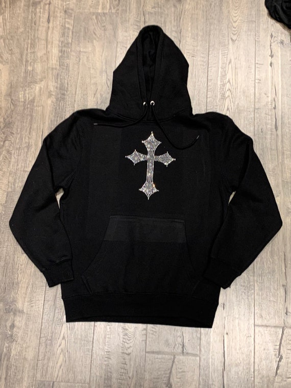 Clear Rhinestone Hoodie 2