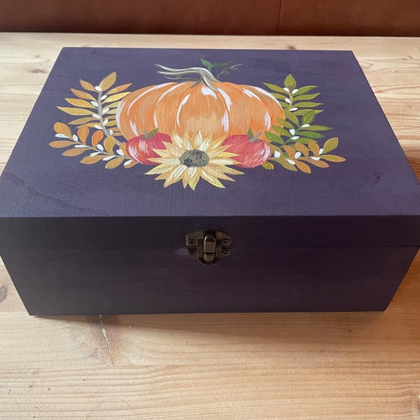 Hand Painted Box - Etsy