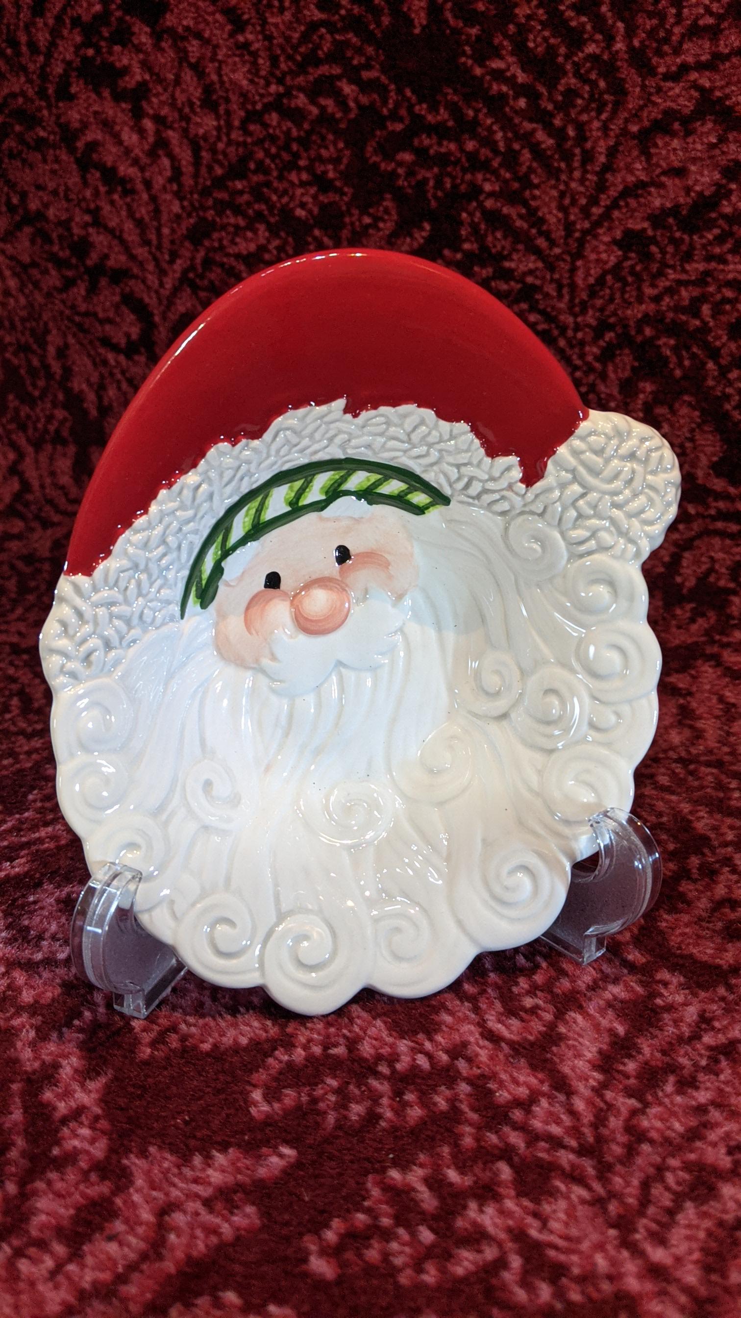 ヴィンテージ フィッツ＆フロイド サンタクロース皿「クリスマス