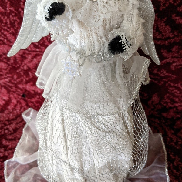 Dog Angel Tree Topper Ornament Etsy