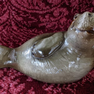 Vintage John Raya Sculpture Walrus 1994