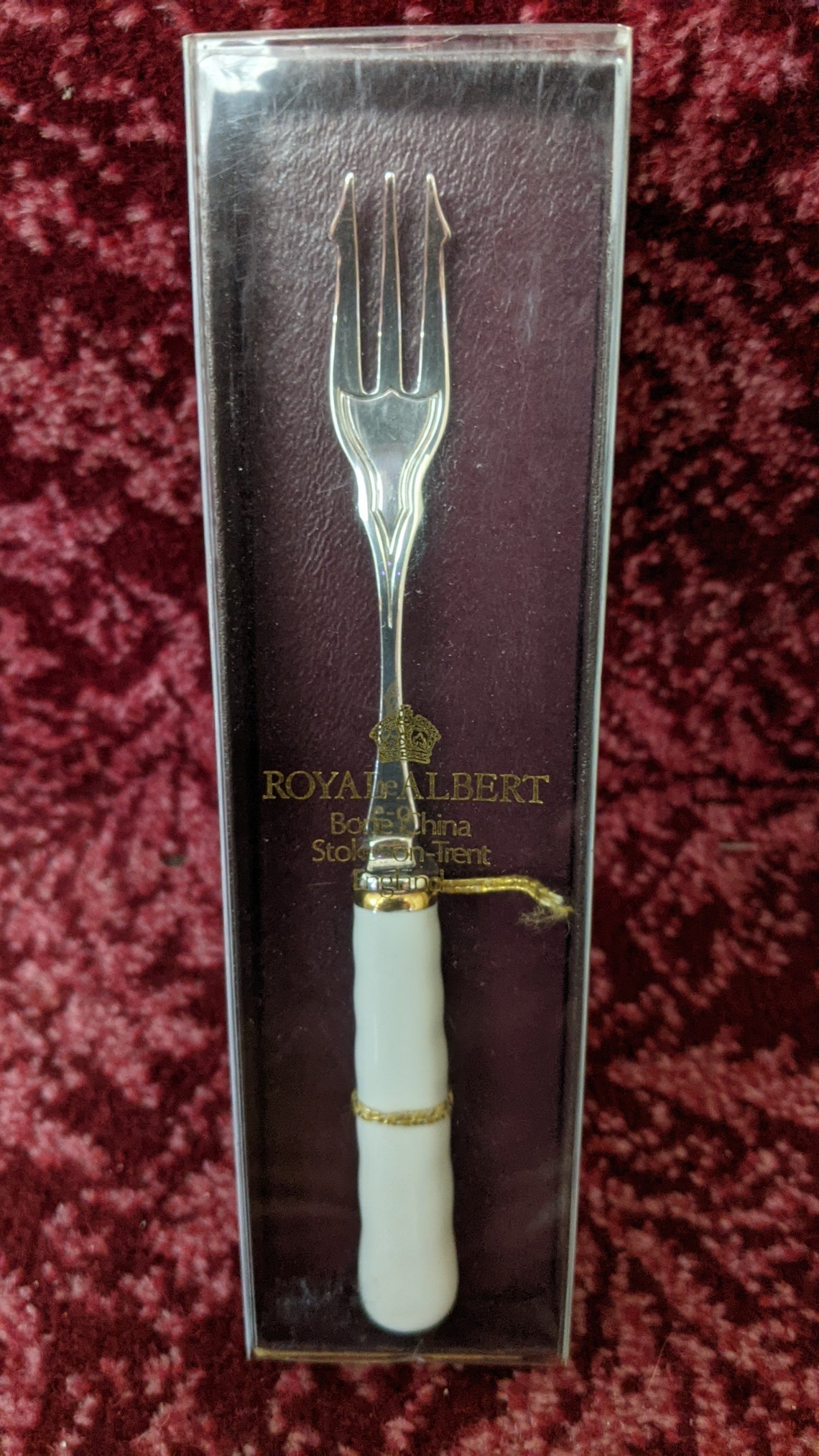 Vintage Royal Albert Pickle Fork Silver Plated Etsy