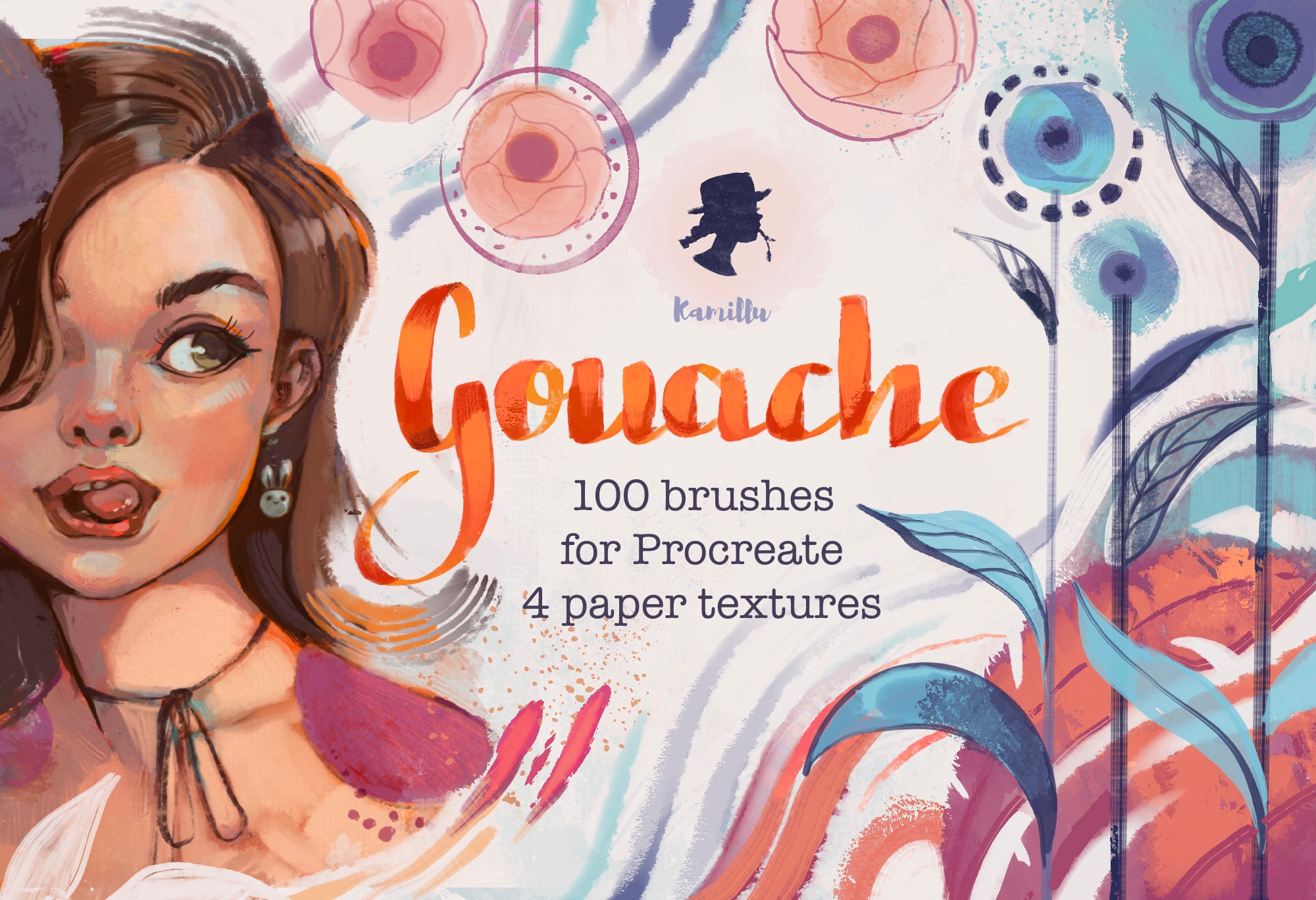 Free Gouache Brushes for Procreate!