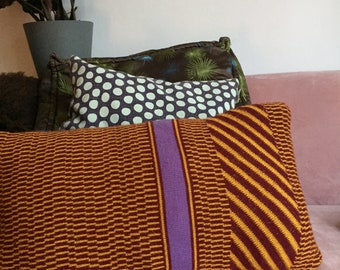 handmade pillow, knitted pillow