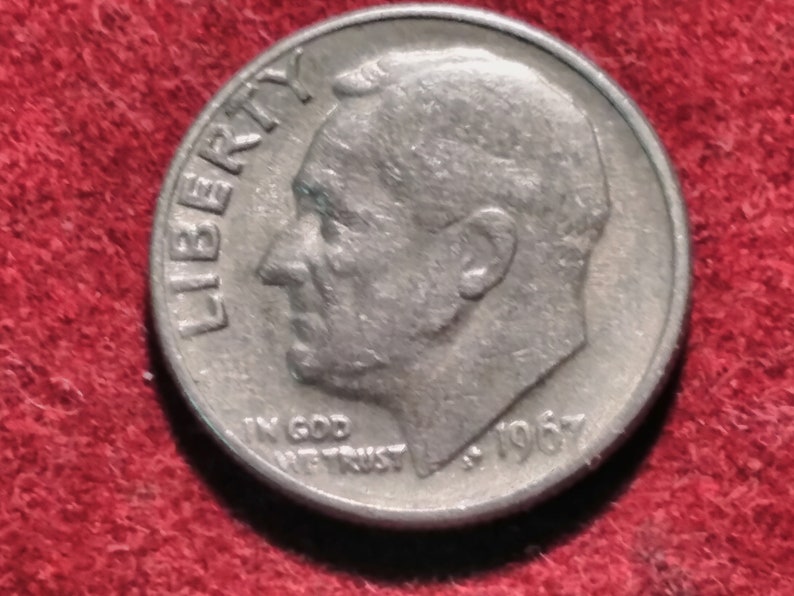 Rare 1967 DDO Roosevelt Dime Etsy