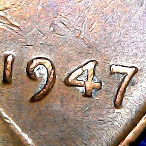 Error del centavo de trigo DDO Lincoln de 1947
