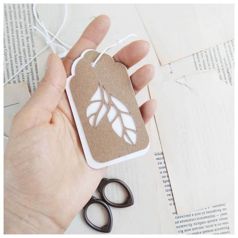 Download Gift tags with flowers Rose tag SVG Floral cut file ...