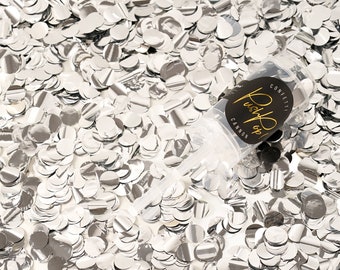Zilverfolie Confetti Push Pop Toverstaf: bruiloft- en feestdecor