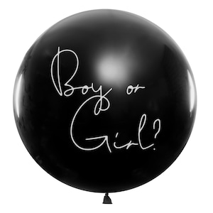 36&quot; Boy or Girl? Gender Reveal Balloon, Baby Shower Boy or Girl Balloon, Gender Reveal Party Decor, Baby Shower Balloon, Baby Shower Decor