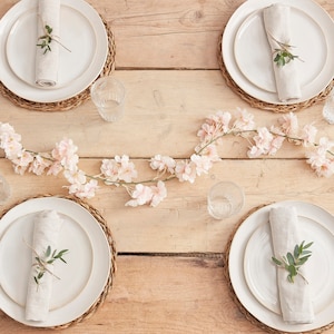 Pink Cherry Blossom Garland, Artificial Flower Decor, Wedding Table Centrepiece, Wedding Garland, Bridal Shower Decor, Birthday Party Decor