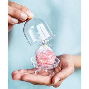 3 mini cupole per torta, espositore per cupcake, scatola di bomboniere, scatola per torte, decorazione per torte nuziali, scatola di dolci, supporto per torta nuziale, mini supporti per torta
