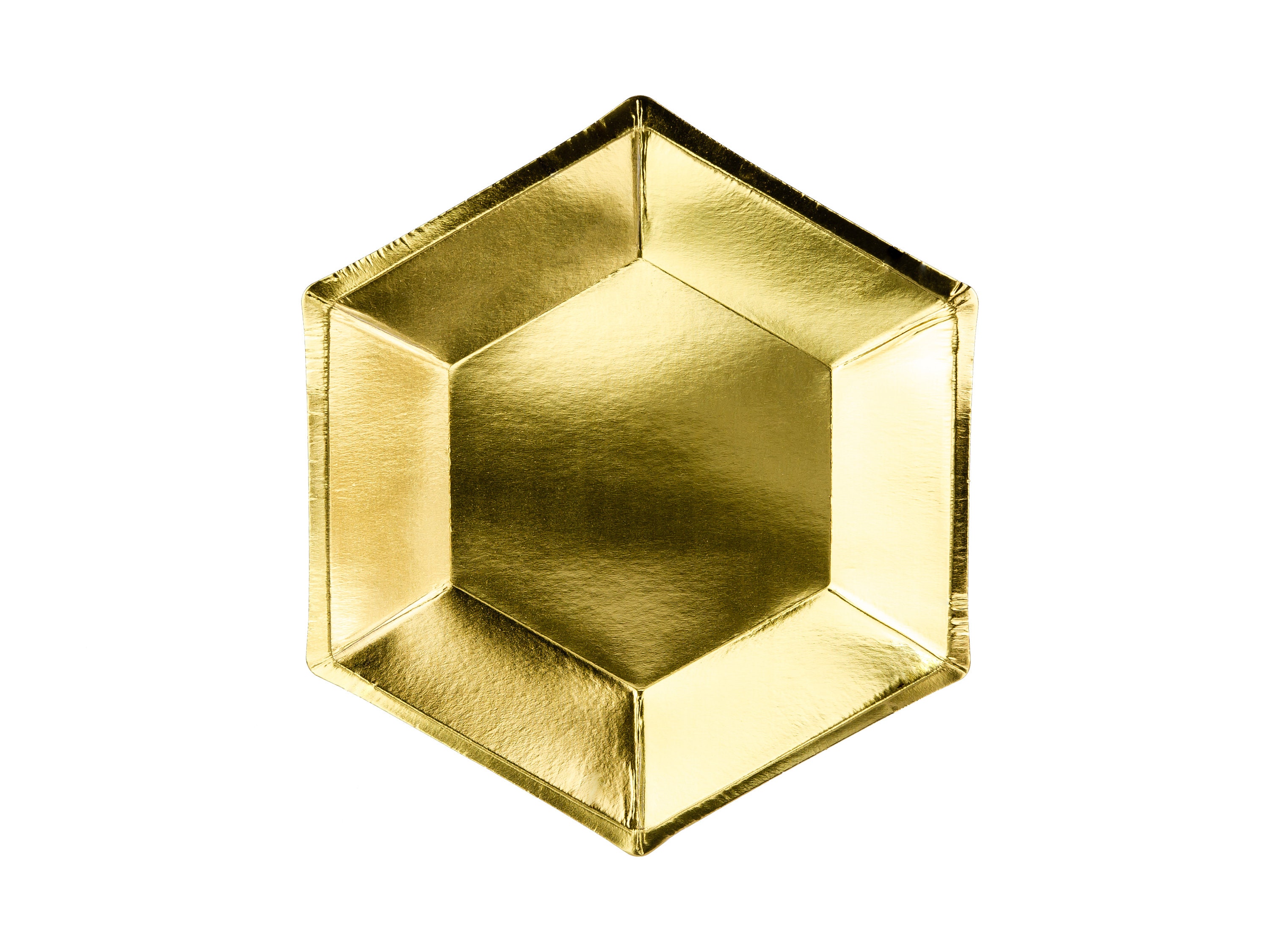 6 Gold Paper Plates Gold Bridal Shower Plates Hen Party Etsy