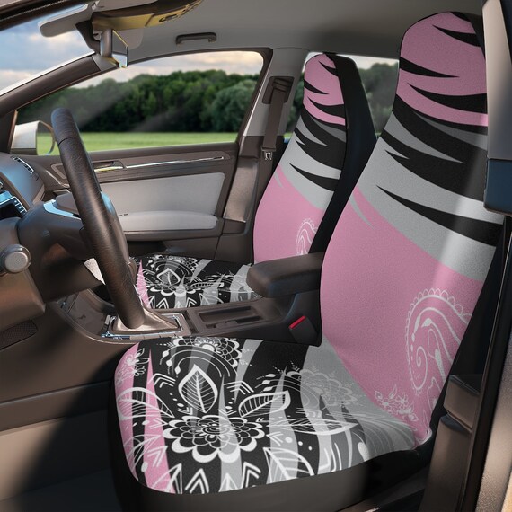 Pink Tiger Stripe Car Seat Covers Etsy