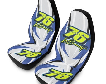 レーサーシートカバー - レースカーやモトクロスバイクに合わせてカスタムデザイン