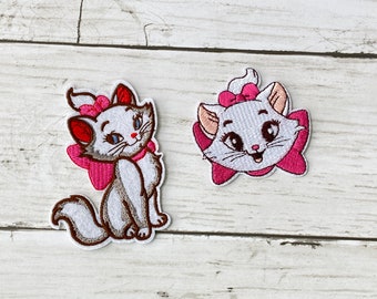 Iron on The Aristocats Marie the Cat Applique Patch 