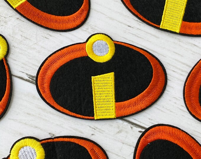 The Incredibles Patch, Logo Patch, Ironon Patch, Disney Patch, Jacket