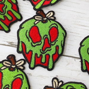 Poison Apple Patch, Snow White, Disney Villains, Iron-On Patch, Disney Patch, Jacket Patch, Patch for Jacket, DIY