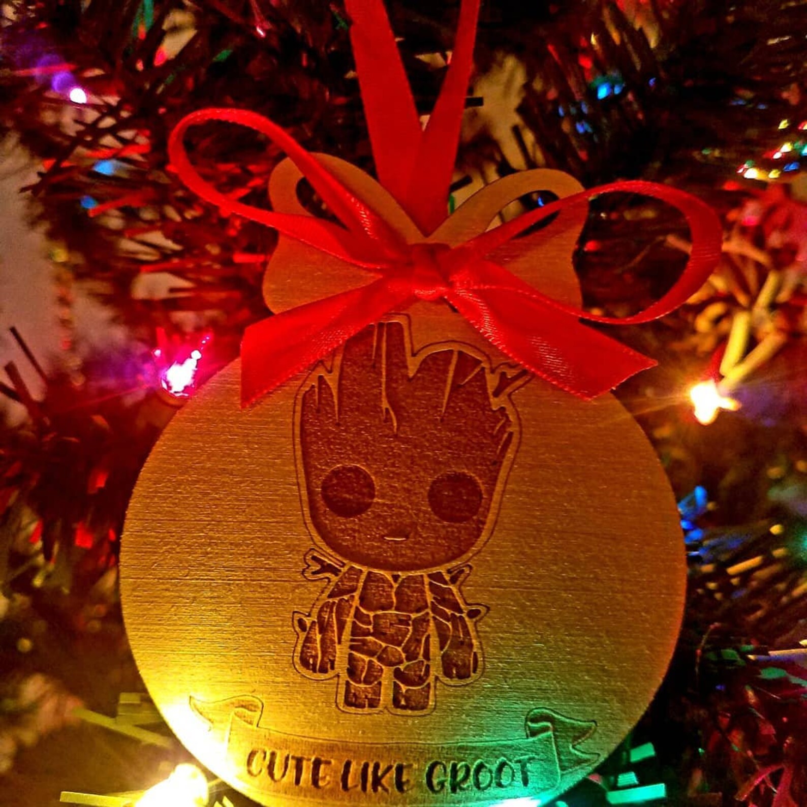 Baby Groot Christmas Ornament 