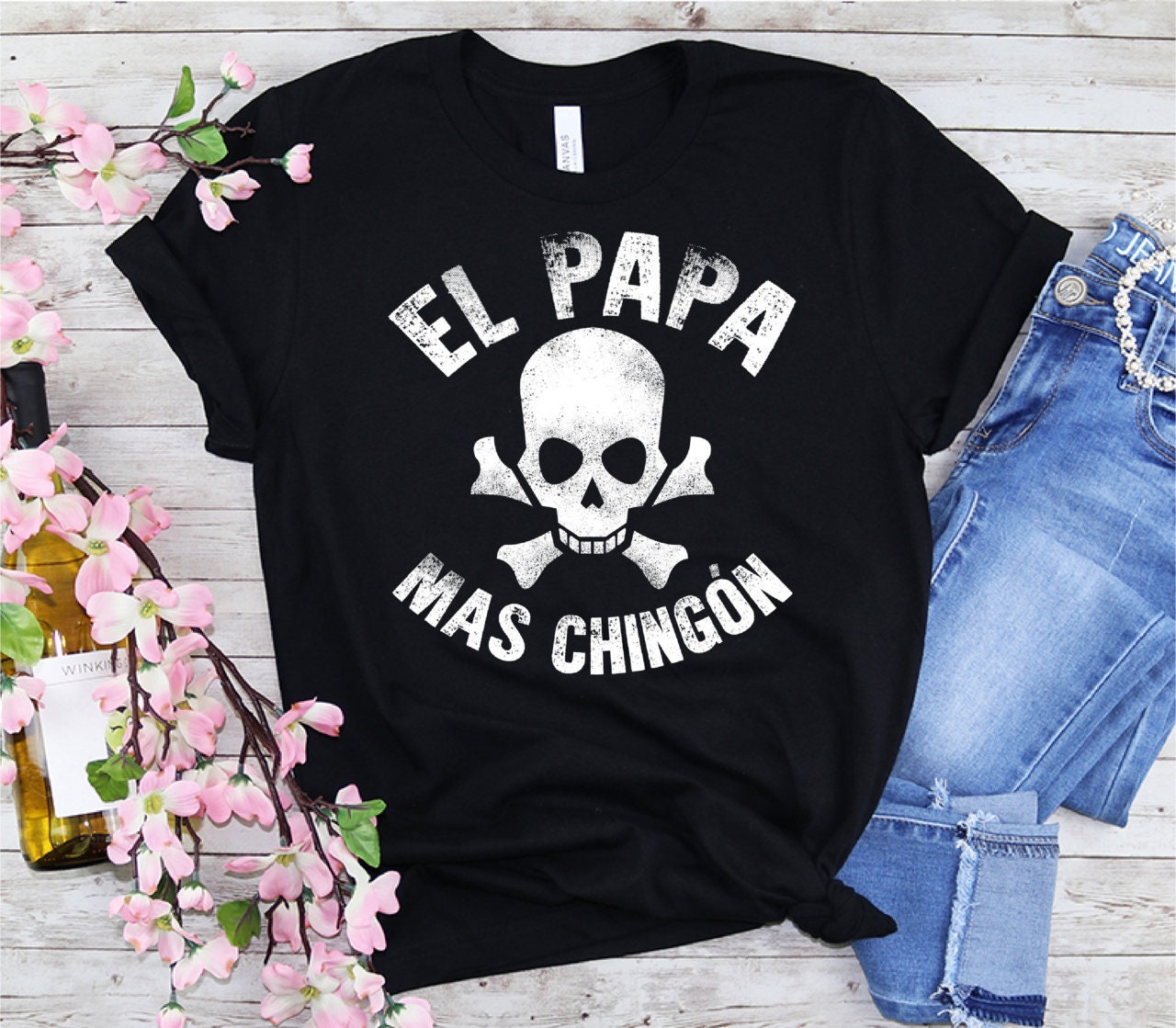Download El Papa Mas Chingon Retro Funny Spanish Father's Day Gift ...
