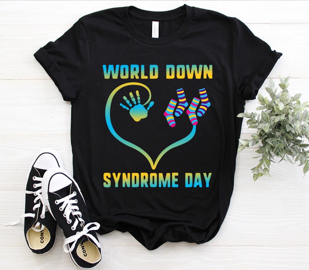 World Down Syndrome Day Awareness Socks Down Right Heart Love - Etsy