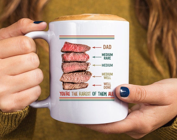 Dad the Rarest of Them All Mug Funny Grilling Father's Day Coffee Mug 11 oz Dad the Rarest of Them All Mug Funny Grilling Father's Day Coffee Mug 11 oz