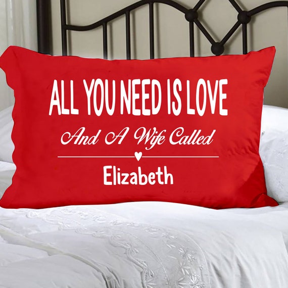 Home Décor Home & Living Family Red Monogram Custom Bridesmaid Gift