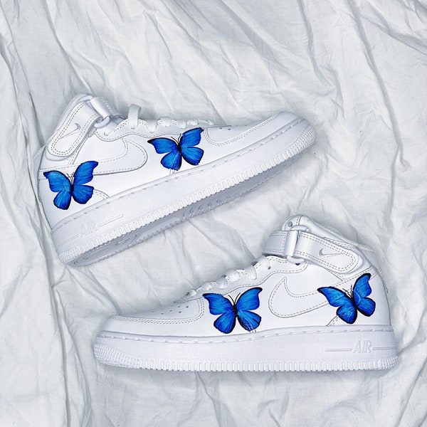 lil skies air force ones butterfly