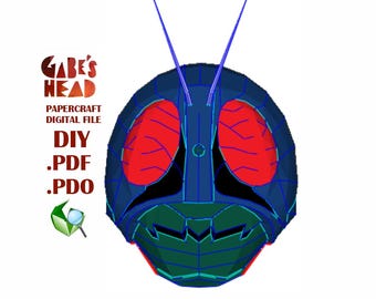 Kamen rider Ichigo helmet template