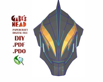 Ultraman Belial Helmet template a4